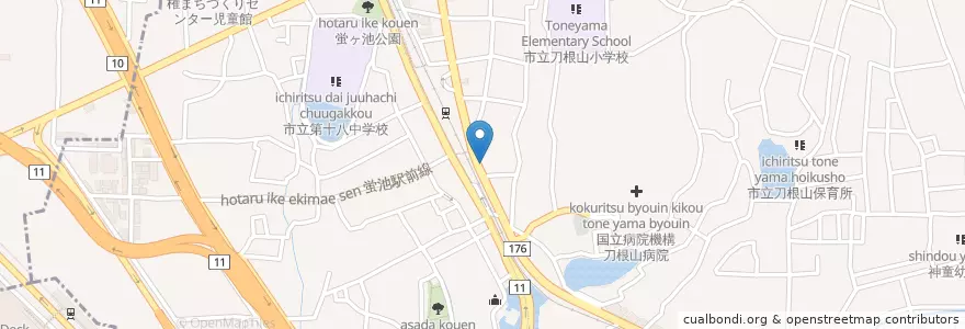 Mapa de ubicacion de にしかわ歯科医院 en Japão, 大阪府, 豊中市.