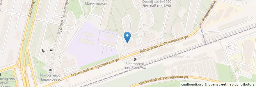 Mapa de ubicacion de Спорт-класс en 러시아, Центральный Федеральный Округ, Москва, Восточный Административный Округ.