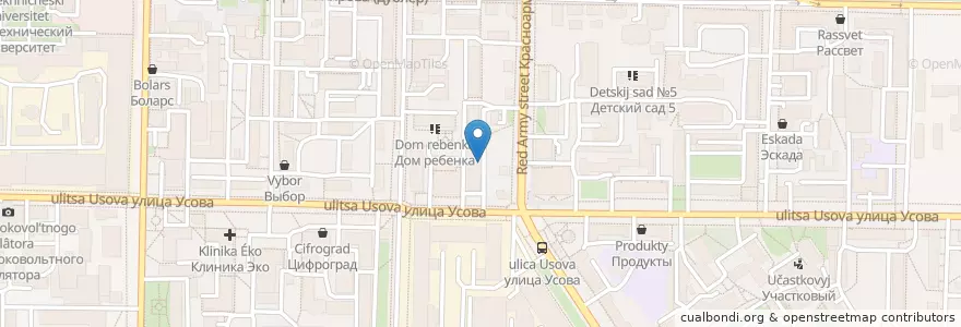 Mapa de ubicacion de Добрый стоматолог en ロシア, シベリア連邦管区, トムスク州, トムスク地区, トムスク管区.