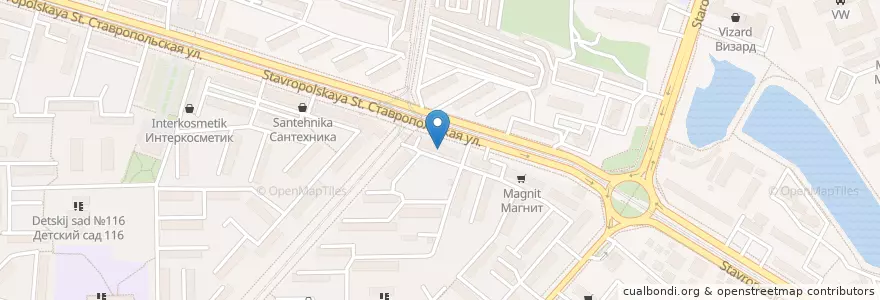 Mapa de ubicacion de Сбербанк en 俄罗斯/俄羅斯, 南部联邦管区, 克拉斯诺达尔边疆区, Городской Округ Краснодар.