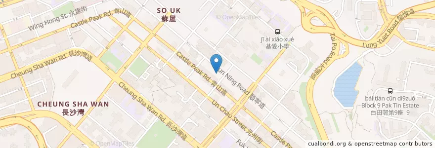 Mapa de ubicacion de Winland Parking en Китай, Гуандун, Гонконг, Цзюлун, Новые Территории, 深水埗區 Sham Shui Po District.