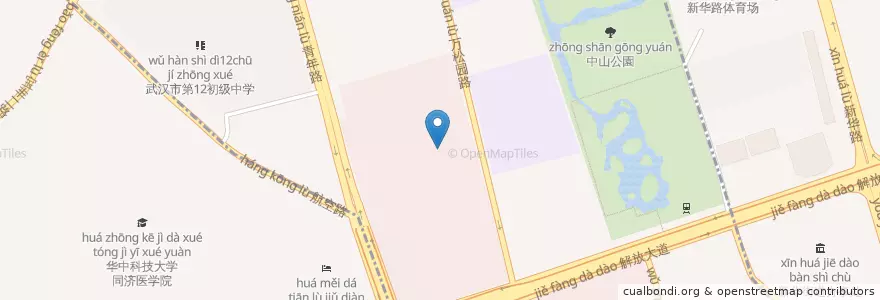 Mapa de ubicacion de 万松街道办事处 en China, Hubei, Wuhan, 江汉区, 万松街道.