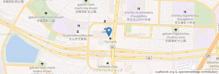 Mapa de ubicacion de ケンタッキーフライドチキン en Япония, Хёго, 神戸市, 西区.