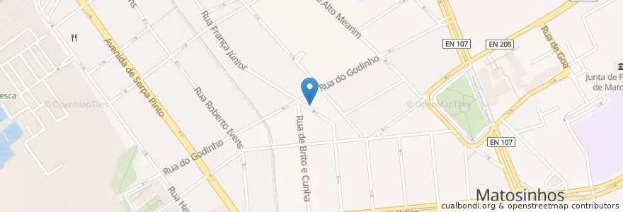 Mapa de ubicacion de Restaurante 27 en البرتغال, المنطقة الشمالية (البرتغال), Área Metropolitana Do Porto, بورتو, Matosinhos, Matosinhos E Leça Da Palmeira.