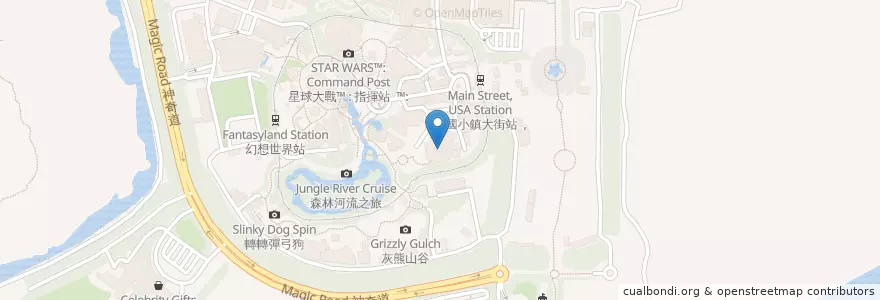 Mapa de ubicacion de 獅子王慶典 en 中国, 香港, 广东省, 新界, 離島區.