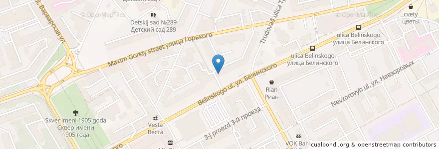 Mapa de ubicacion de № 313 en Rusya Federasyonu, Приволжский Федеральный Округ, Nijniy Novgorod Oblastı, Городской Округ Нижний Новгород.