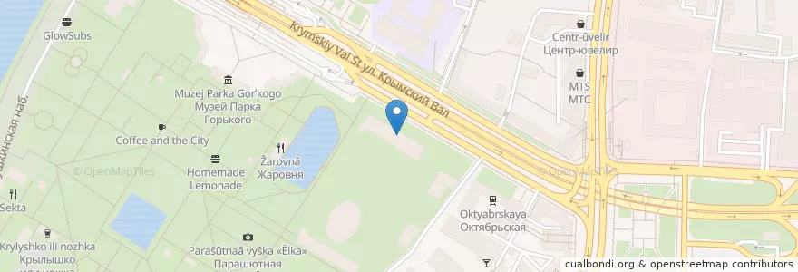 Mapa de ubicacion de район Якиманка en روسيا, Центральный Федеральный Округ, Москва, Центральный Административный Округ, Район Якиманка.