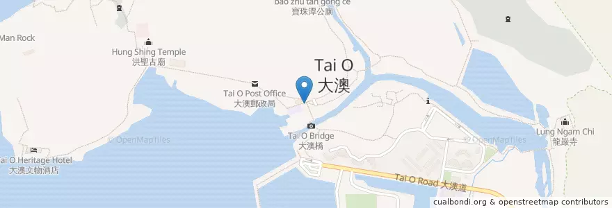 Mapa de ubicacion de HSBC en 中国, 香港 Hong Kong, 广东省, 新界 New Territories, 離島區 Islands District.