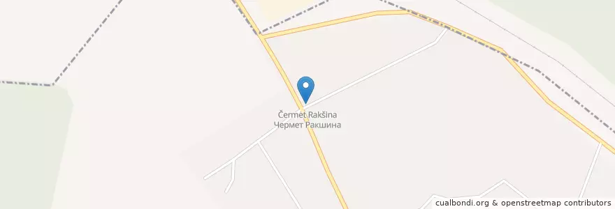 Mapa de ubicacion de Чермет Ракшина en روسيا, Центральный Федеральный Округ, فارونيش أوبلاست, Кантемировский Район.