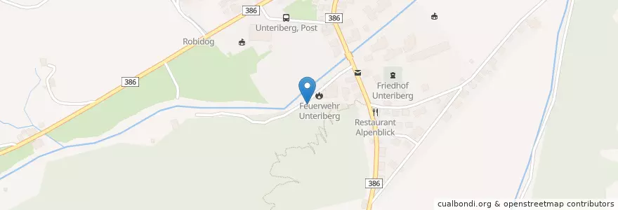 Mapa de ubicacion de Robidog en 瑞士, Schwyz, Schwyz, Unteriberg.