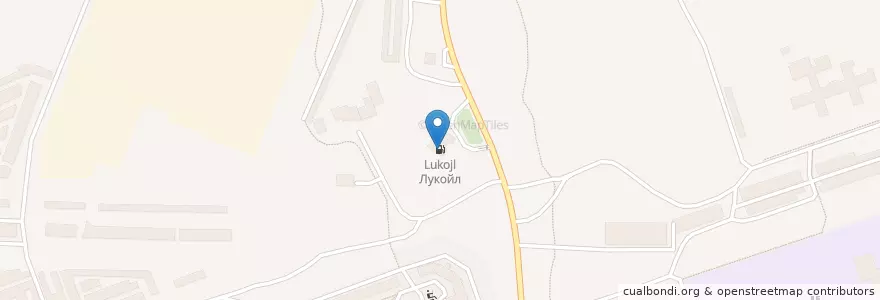 Mapa de ubicacion de Лукойл en روسيا, Приволжский Федеральный Округ, Нижегородская Область, Городской Округ Дзержинск.