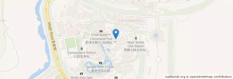 Mapa de ubicacion de 急救站 First Aid en Китай, Гонконг, Гуандун, Новые Территории, 離島區 Islands District.