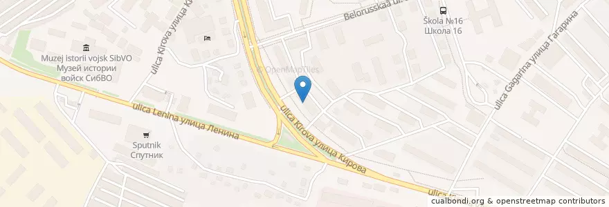 Mapa de ubicacion de 16-е операционное отделение Сбербанка en Russland, Föderationskreis Ferner Osten, Region Transbaikalien, Rajon Tschita, Городской Округ Чита.