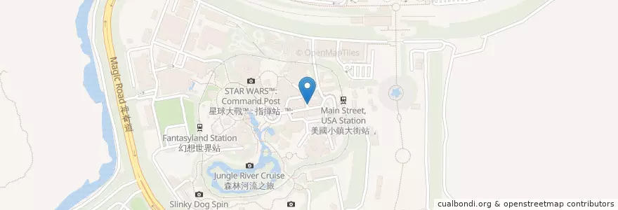 Mapa de ubicacion de 市集餅店 en 中国, 香港, 广东省, 新界, 離島區.