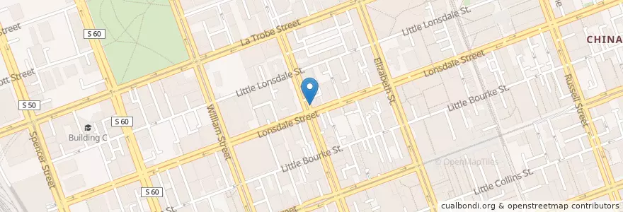 Mapa de ubicacion de Pie Face en Avustralya, Victoria, City Of Melbourne.
