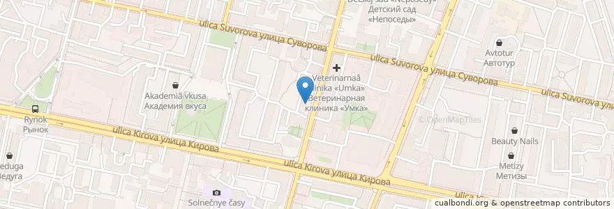 Mapa de ubicacion de Городская стоматологическая поликлиника en Russia, Central Federal District, Kaluga Oblast, Городской Округ Калуга.