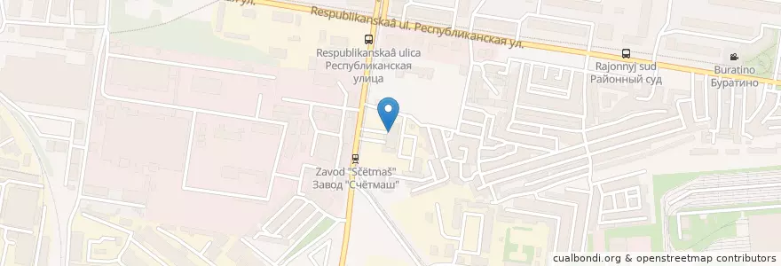 Mapa de ubicacion de Пожарная часть №5 en Russia, Central Federal District, Kursk Oblast, Kursky District, Kursk.