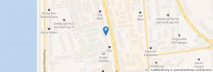 Mapa de ubicacion de ОТП Банк en Rússia, Distrito Federal Siberiano, Омская Область, Омский Район, Городской Округ Омск.