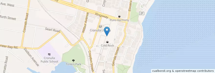 Mapa de ubicacion de Priceline Pharmacy en Australia, New South Wales, Sutherland Shire Council, Sydney.