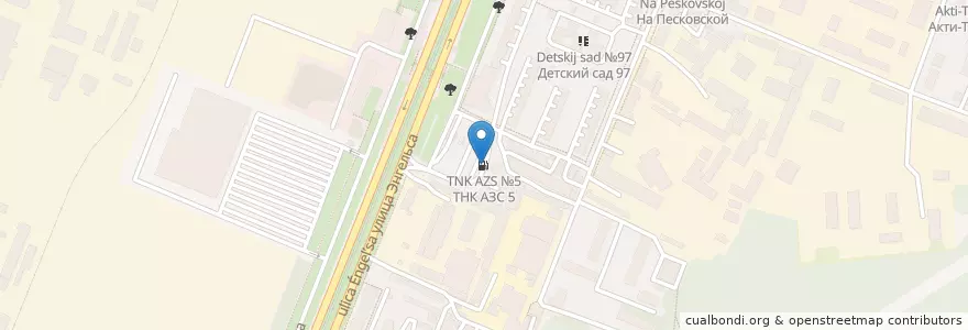 Mapa de ubicacion de ТНК АЗС №5 en Russie, District Fédéral Central, Oblast De Koursk, Курский Район, Городской Округ Курск.