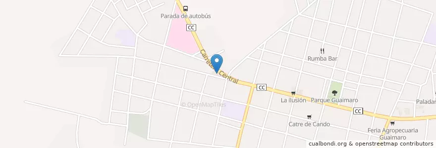 Mapa de ubicacion de CUPET La Marquesina en Cuba, Camagüey, Guáimaro, Ciudad De Guaimaro.