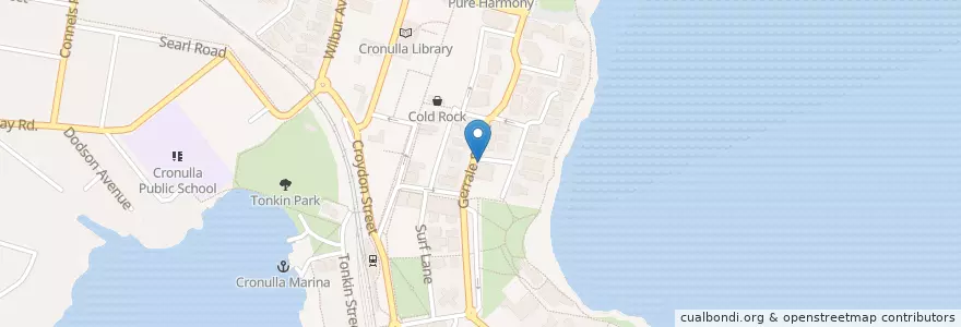 Mapa de ubicacion de Il Gusto en Australien, Neusüdwales, Sutherland Shire Council, Sydney.