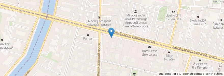 Mapa de ubicacion de Ишбанк en Rusia, Северо-Западный Федеральный Округ, Óblast De Leningrado, San Petersburgo, Центральный Район.