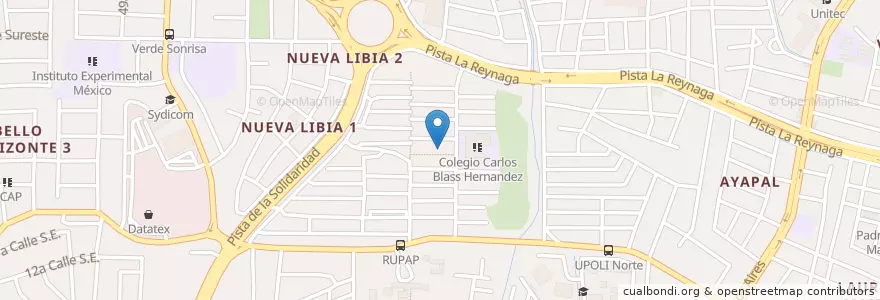Mapa de ubicacion de Clínica Municipal de Villa Progreso en ニカラグア, マナグア県, Managua (Municipio).