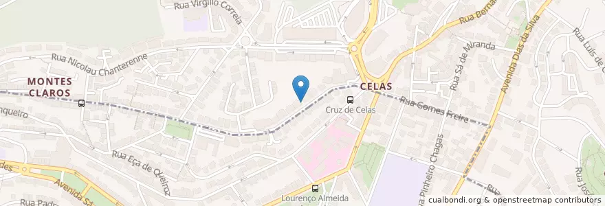 Mapa de ubicacion de Pizzaria Euro Trópico en Portugal, Centro, Baixo Mondego, Coimbra, Coimbra.