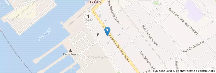 Mapa de ubicacion de Teatro Constantino Nery en Portugal, Norte, Área Metropolitana Do Porto, Porto, Matosinhos, Matosinhos E Leça Da Palmeira.