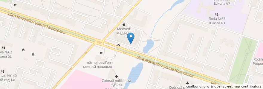 Mapa de ubicacion de Помидор en ロシア, 中央連邦管区, リャザン州, Городской Округ Рязань.