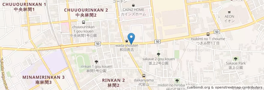 Mapa de ubicacion de 八右衛門 en اليابان, كاناغاوا, 大和市.