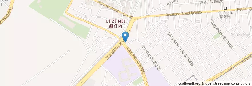 Mapa de ubicacion de 華南商業銀行 en 臺灣, 高雄市, 前鎮區.