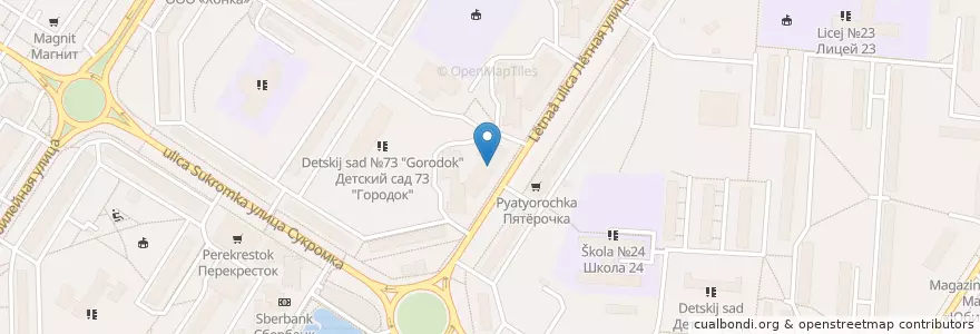 Mapa de ubicacion de Детская поликлиника en ロシア, 中央連邦管区, モスクワ州, Городской Округ Мытищи.
