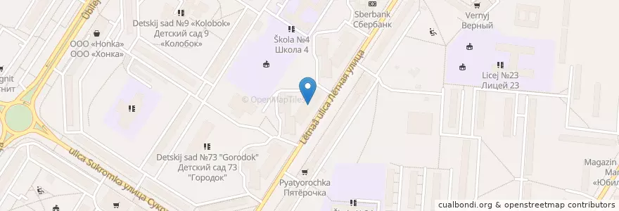 Mapa de ubicacion de Поликлиника en Rusia, Центральный Федеральный Округ, Московская Область, Городской Округ Мытищи.