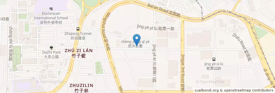 Mapa de ubicacion de تایپه en تایوان, 新北市, تایپه, 中山區.