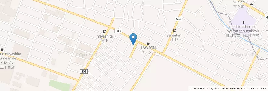 Mapa de ubicacion de コスモ薬局 en اليابان, كاناغاوا, 相模原市, 町田市, 中央区.