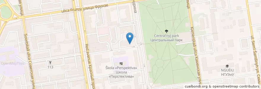 Mapa de ubicacion de Story en ロシア, シベリア連邦管区, ノヴォシビルスク州, ノヴォシビルスク管区.