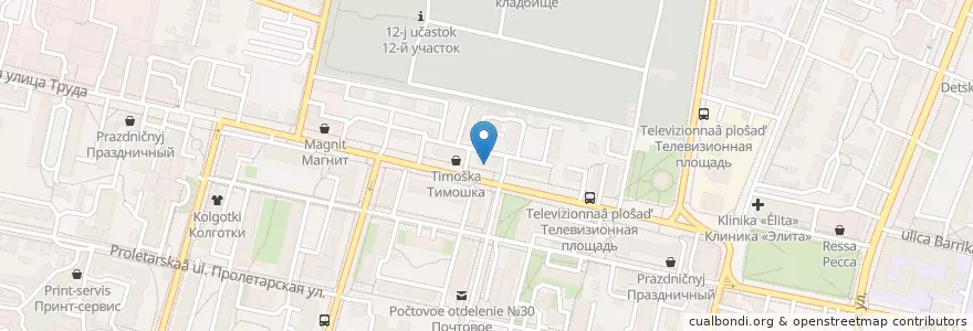 Mapa de ubicacion de 7 пятниц en 러시아, Центральный Федеральный Округ, Калужская Область, Городской Округ Калуга.