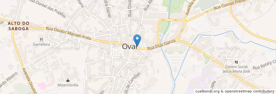 Mapa de ubicacion de John Bull en Portugal, Aveiro, Centro, Baixo Vouga, Ovar, Ovar, São João, Arada E São Vicente De Pereira Jusã.