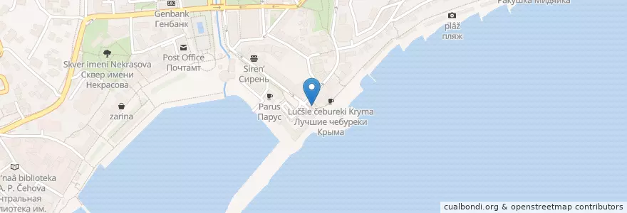 Mapa de ubicacion de Часовня Св.Николая Чудотворца en Russland, Föderationskreis Südrussland, Autonome Republik Krim, Republik Krim, Jaltaer Stadtrat, Stadtkreis Jalta.
