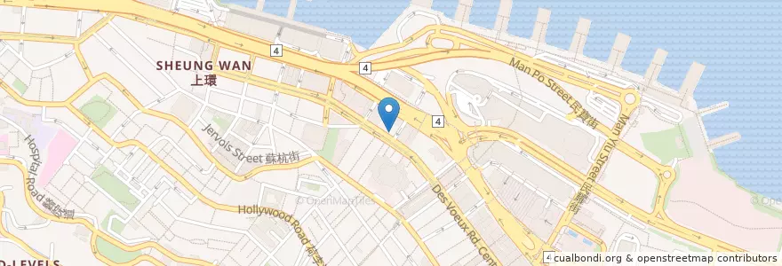 Mapa de ubicacion de NCB en Китай, Гуандун, Гонконг, Гонконг, Новые Территории, 中西區 Central And Western District.