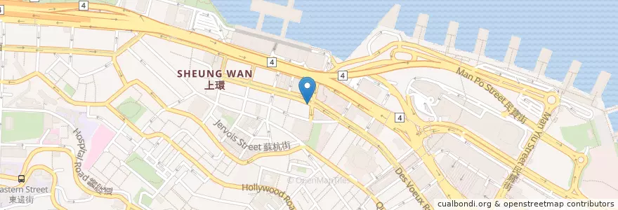 Mapa de ubicacion de Fubon en 중국, 광둥성, 홍콩, 홍콩섬, 신제, 中西區 Central And Western District.