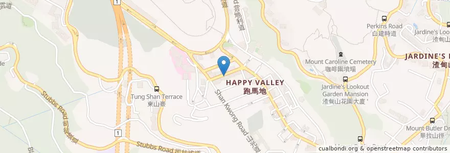 Mapa de ubicacion de 中國工商銀行(亞洲) ICBC en 중국, 광둥성, 홍콩, 홍콩섬, 신제, 灣仔區 Wan Chai District.
