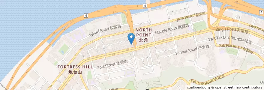 Mapa de ubicacion de DBS en China, Guangdong, Hong Kong, Pulau Hong Kong, Wilayah Baru, 東區 Eastern District.