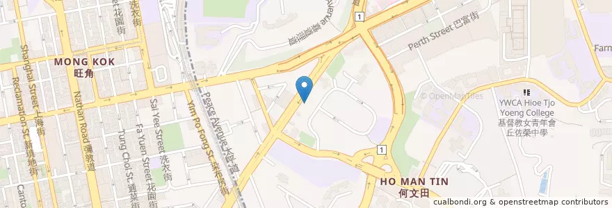 Mapa de ubicacion de Wellcome en 중국, 광둥성, 홍콩, 신제, 가우룽, 油尖旺區 Yau Tsim Mong District, 九龍城區 Kowloon City District.