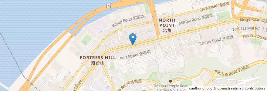 Mapa de ubicacion de Citibank en China, Guangdong, Hong Kong, Pulau Hong Kong, Wilayah Baru, 東區 Eastern District.