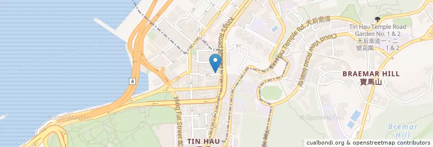 Mapa de ubicacion de 交通銀行 Bank of Communications en Китай, Гуандун, Гонконг, Гонконг, Новые Территории, 灣仔區 Wan Chai District.