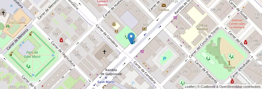 Mapa de ubicacion de 130 - Rambla Guipúscoa 103 en スペイン, カタルーニャ州, Barcelona, バルサルネス, Barcelona.