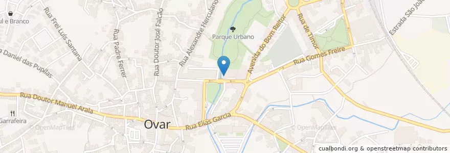 Mapa de ubicacion de Palácio en 葡萄牙, Aveiro, Centro, Baixo Vouga, Ovar, Ovar, São João, Arada E São Vicente De Pereira Jusã.